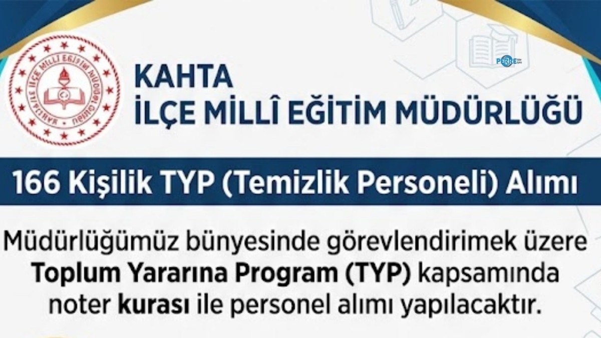 Kahta’da 166 kişilik TYP başvuruları 27 Ağustos’ta başlayacak